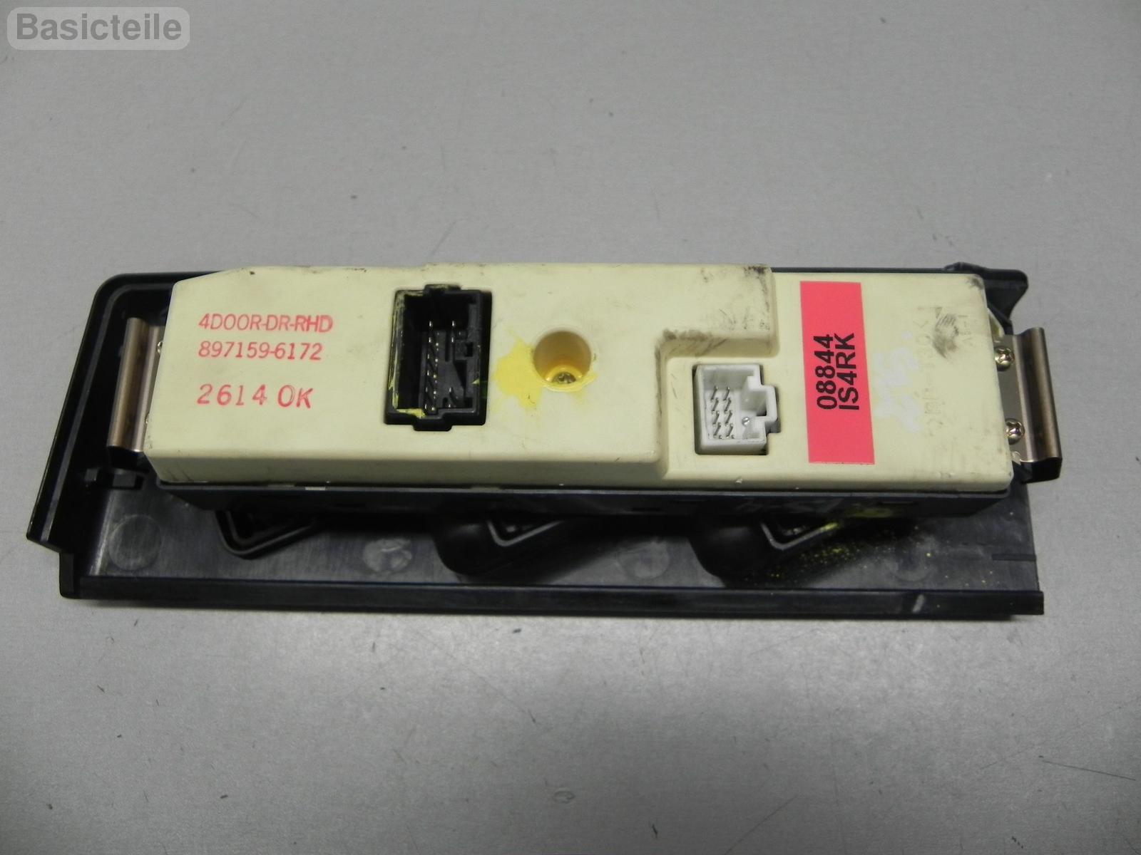 Isuzu trooper MASTER WINDOW SWITCH 897159 Power window switch eBay