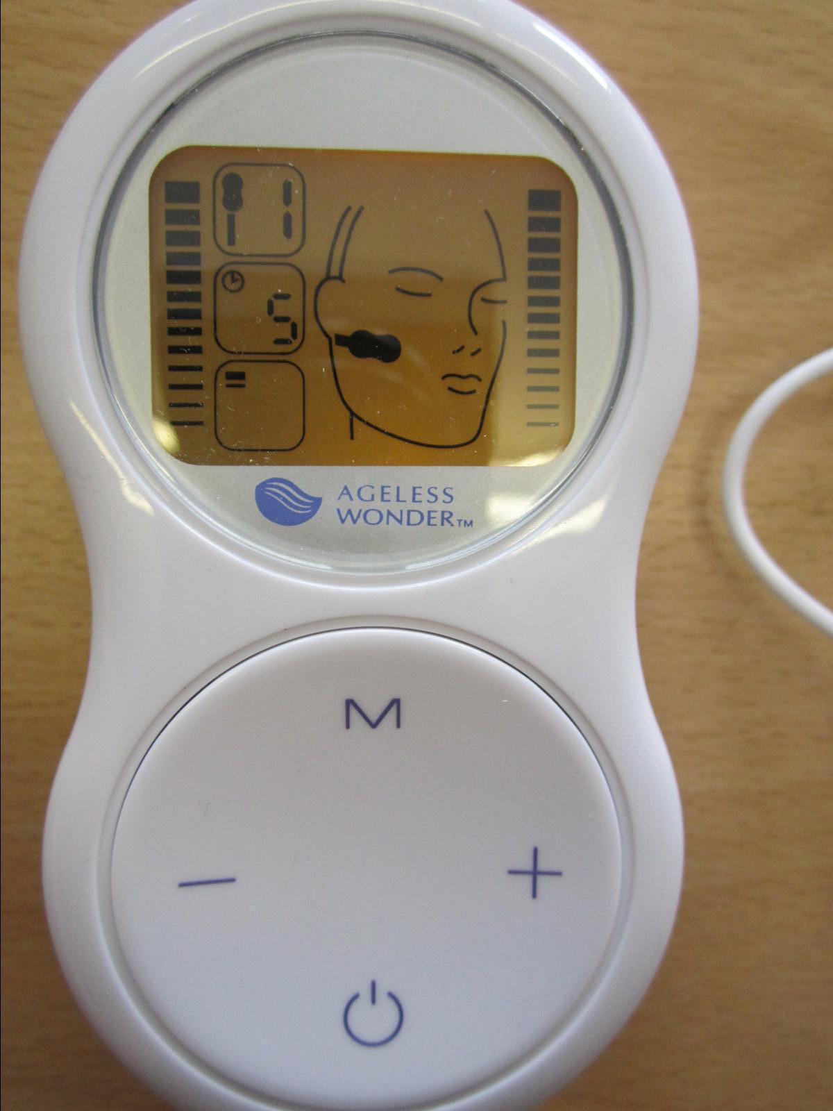 Ageless Wonder Facial Muscle Stimulation System Face Lift EMS Massager