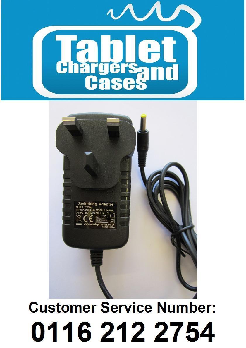 12V MEDION HDDRIVE2GO ULTRA SPEED 1TB EXTERNAL HARD DRIVE POWER SUPPLY