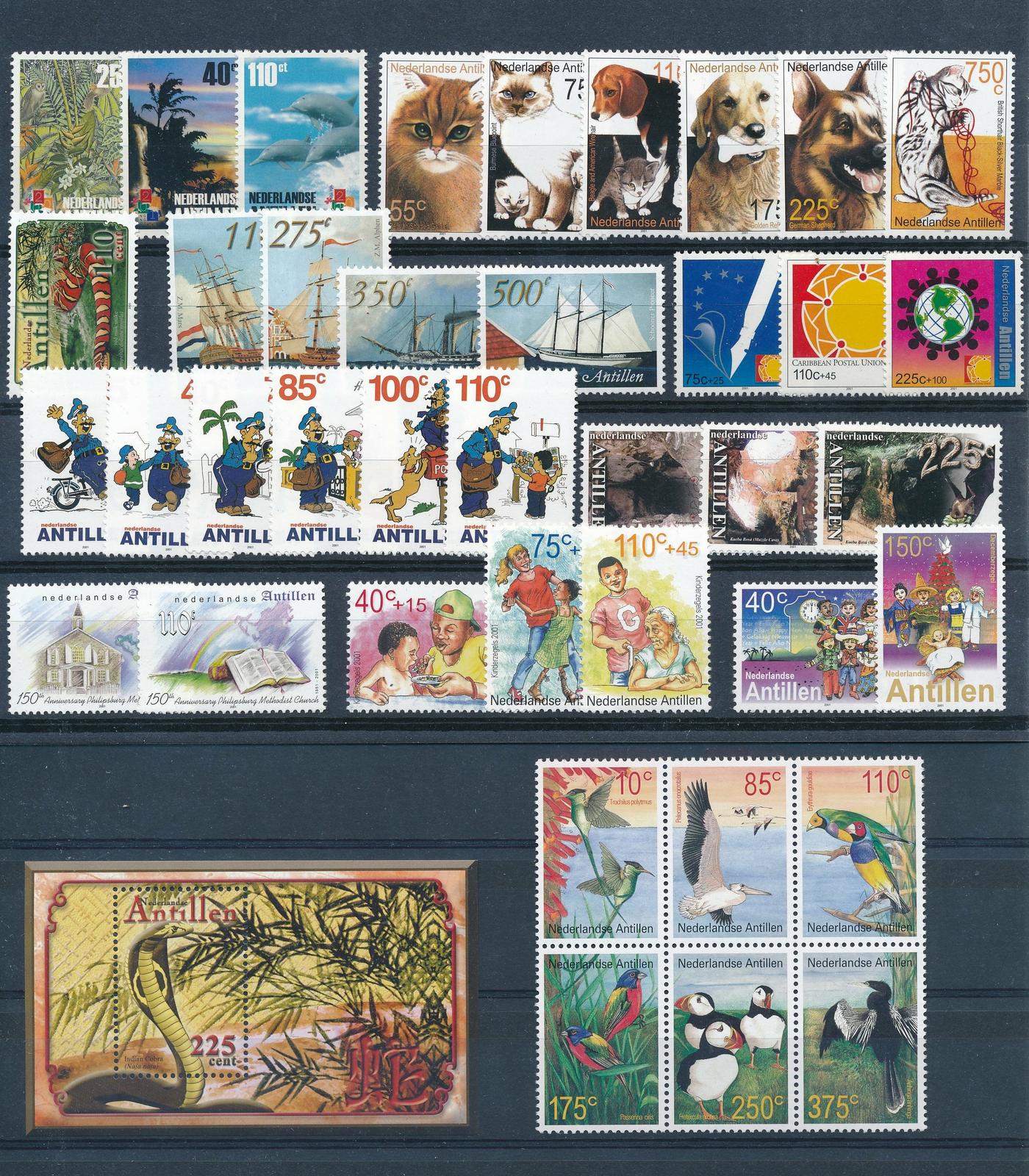 Nederlandse Antillen Netherlands Antilles 2001 Complete Year Set MNH | eBay