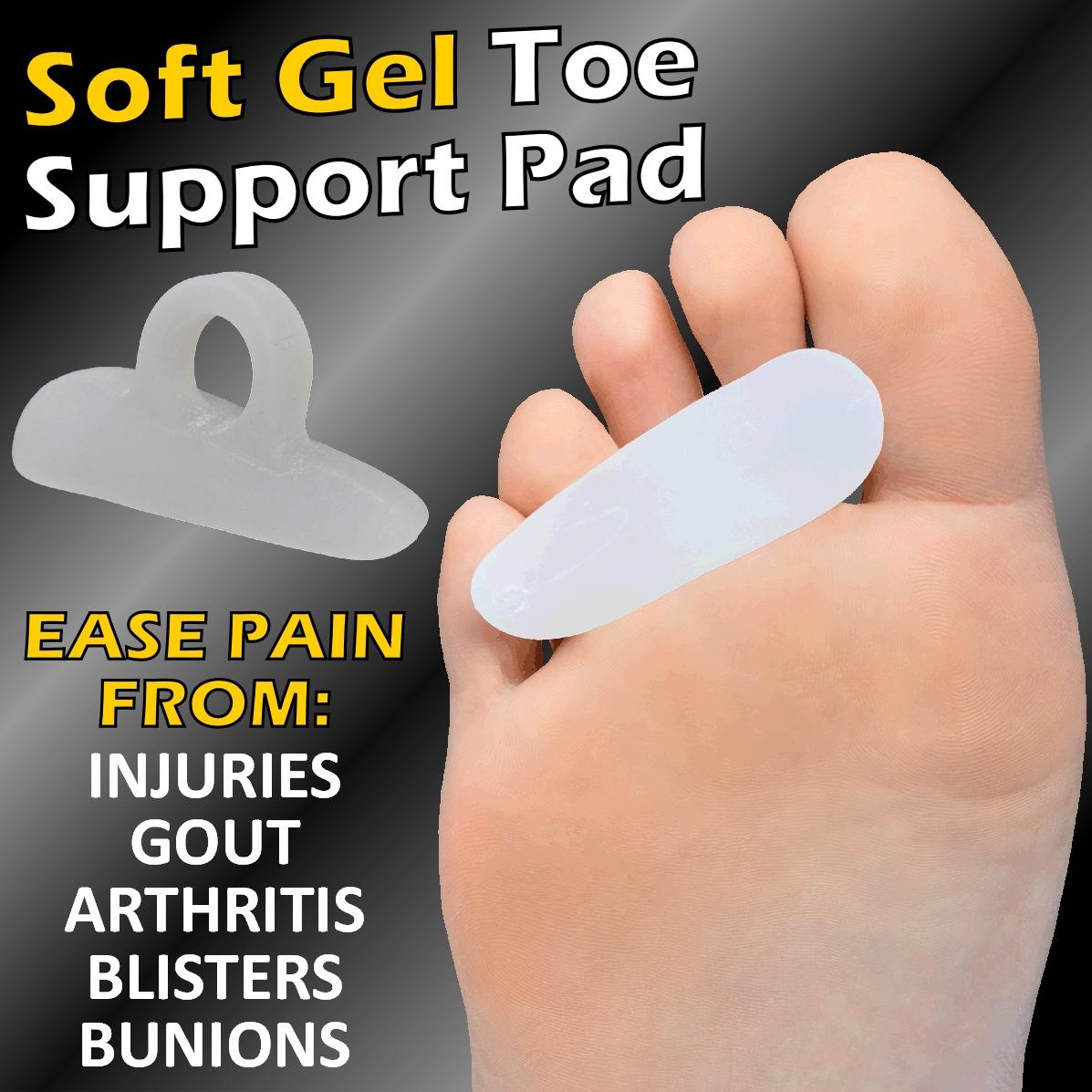 Gel Toe Relief Pad Straightener Cushion Separators Protector Hammer Big