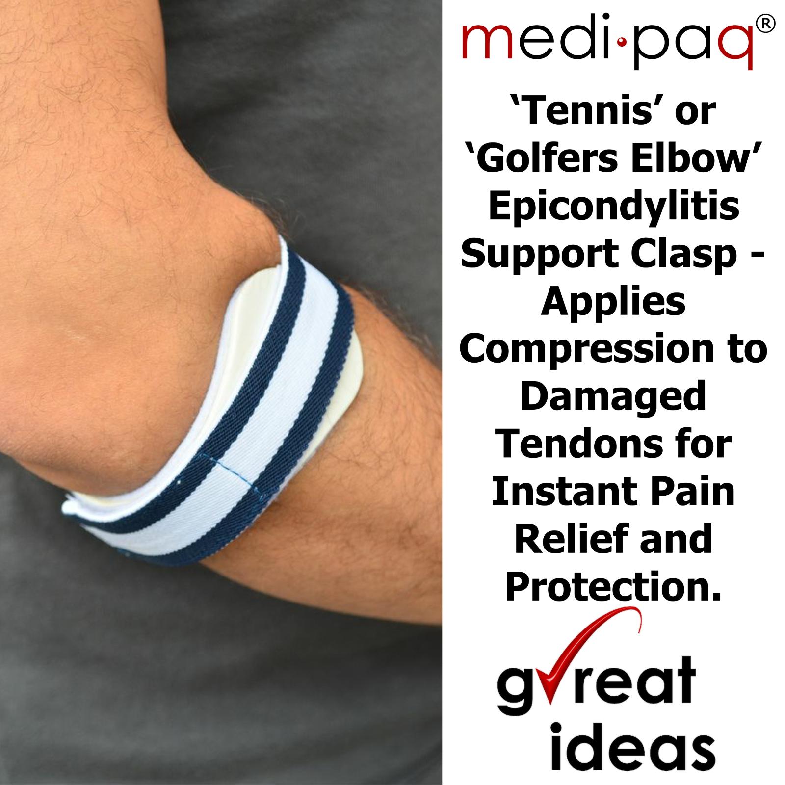 Tennis Elbow Support Strap Golfers Gym Brace Epicondylitis Clasp Pain ...