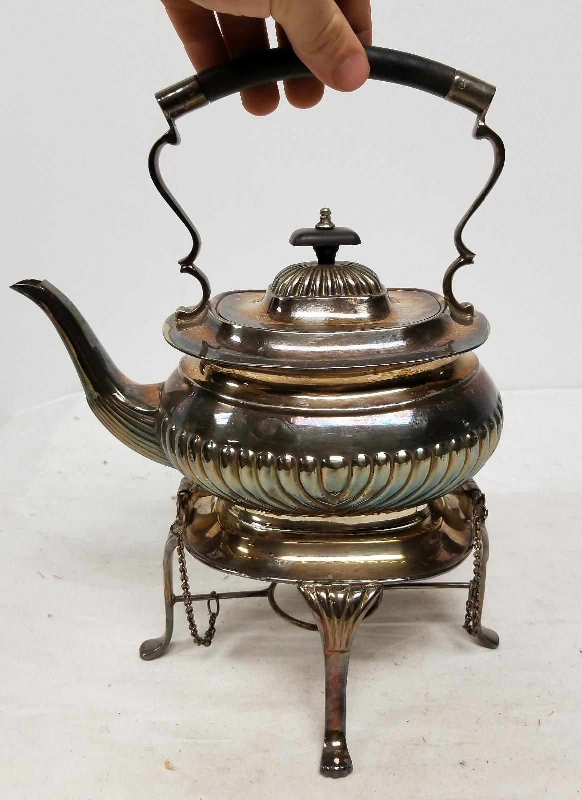 Antique Vintage Crafton Silverplate EPNS Sheffield Silver Teapot eBay