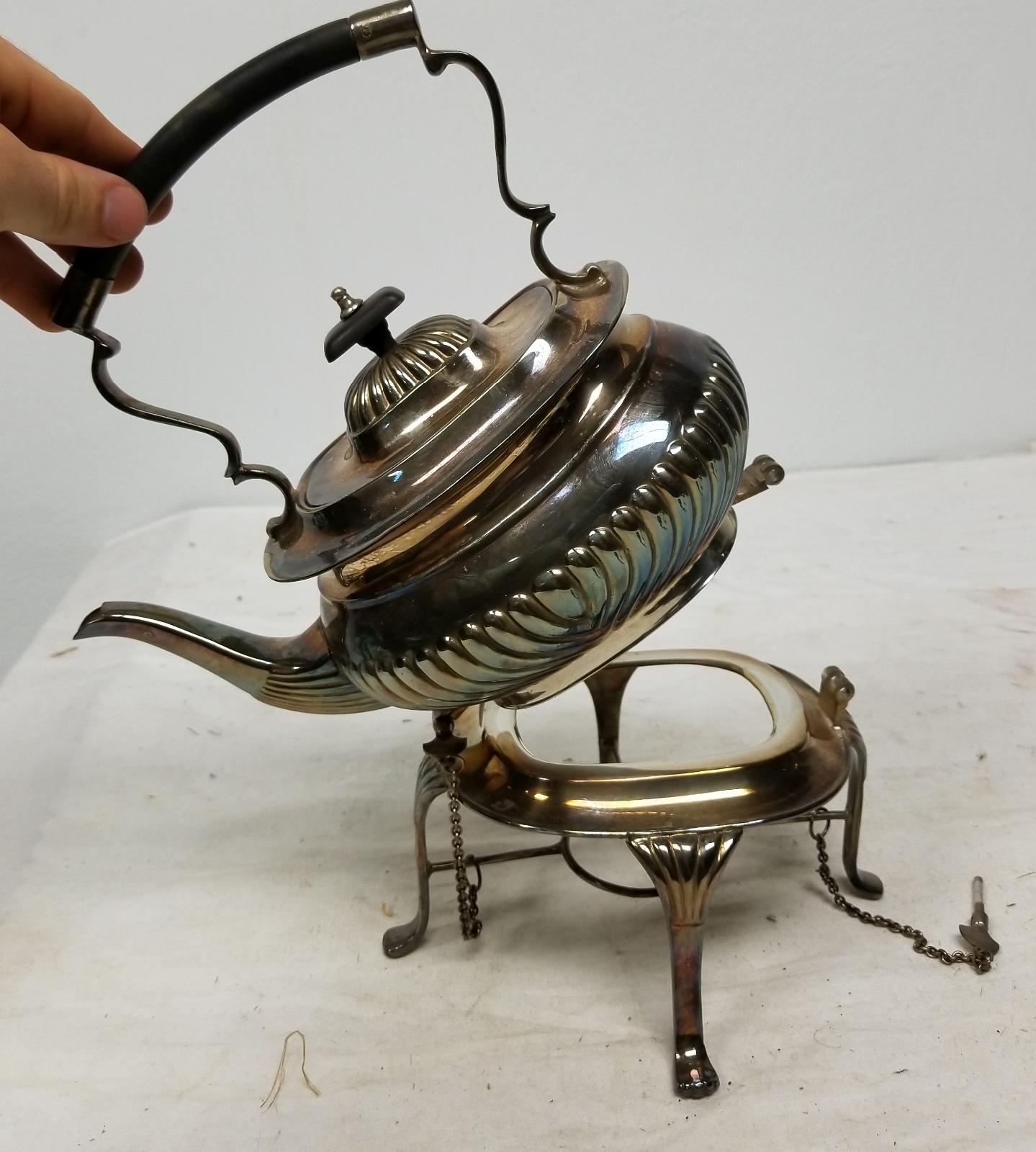 Antique Vintage Crafton Silverplate EPNS Sheffield Silver Teapot eBay