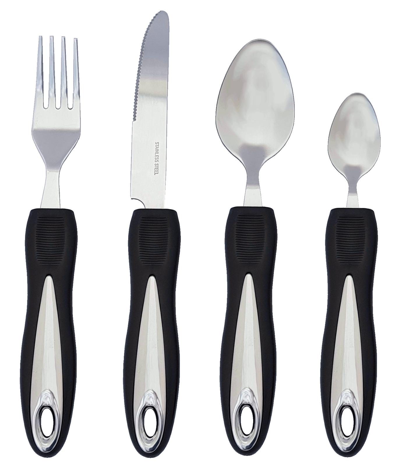 Easy Grip Cutlery Set Arthritis Elderly Disability Eating Aids Comfort