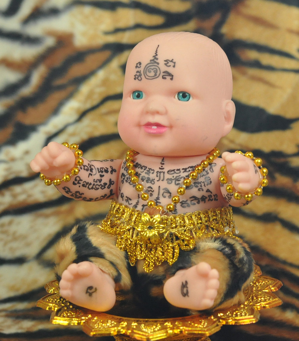 Buddha Guman Thong Pendant Boys Voodoo Amulet Boy Kumarn Tong Deities