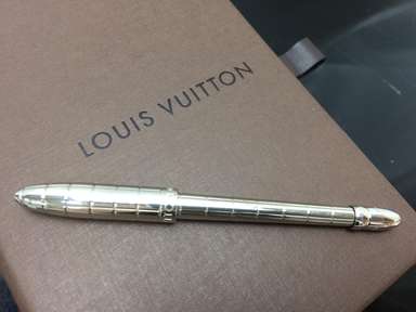 Louis Vuitton Louis Vuitton Silver Color Ball Point Pen Agenda V653