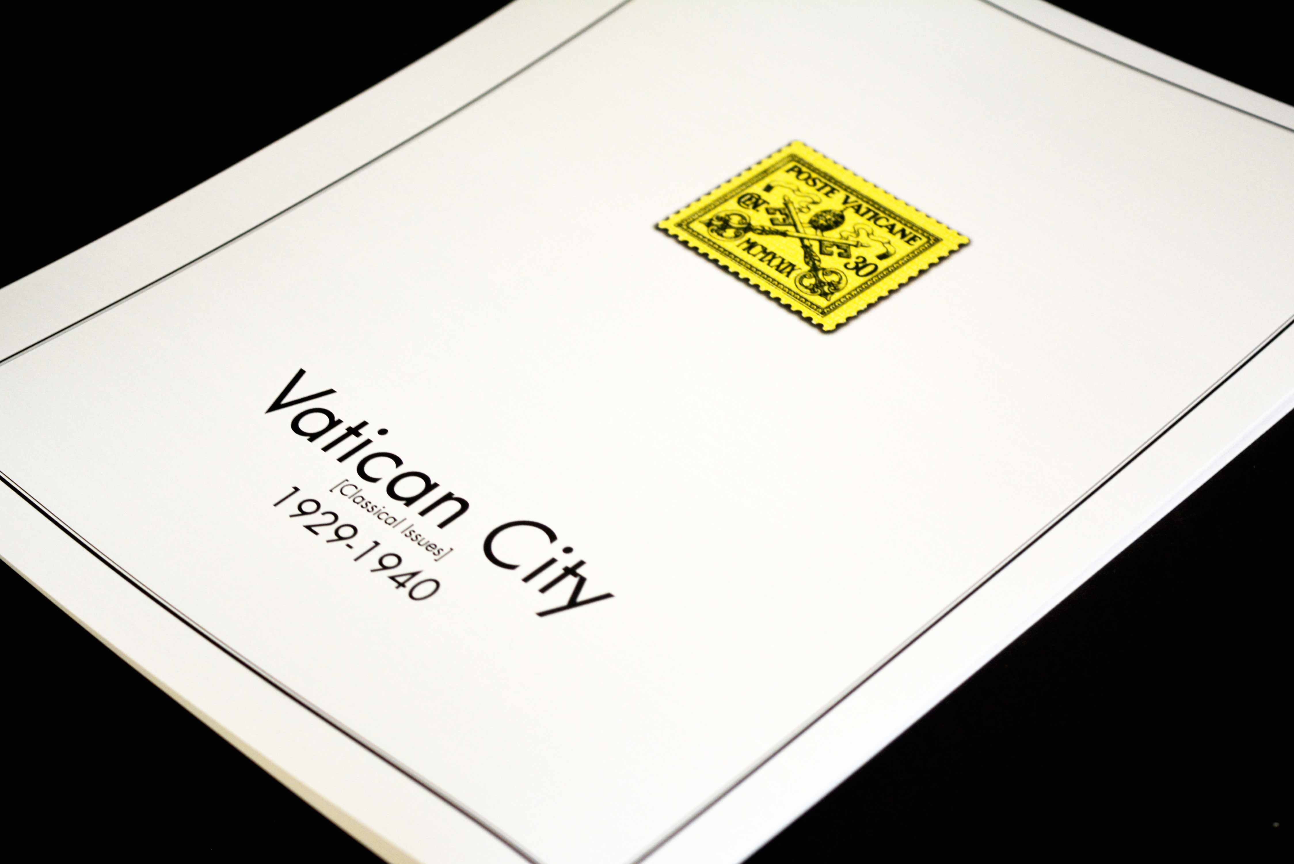 COLOR PRINTED VATICAN CITY [CLASS.] 19291940 STAMP ALBUM PAGES (20 ill. pages) eBay