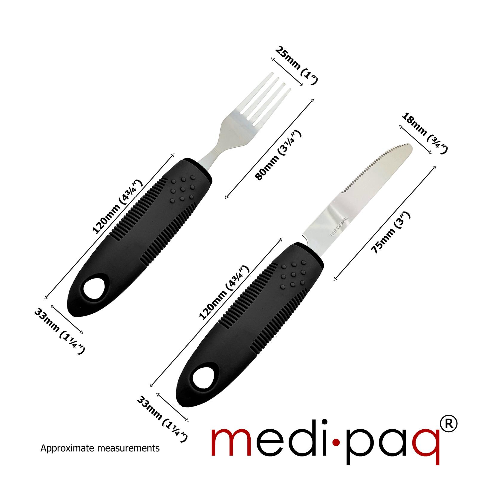 Large Handled Cutlery Arthritis Easy Grip Set Disability Disabled Aid