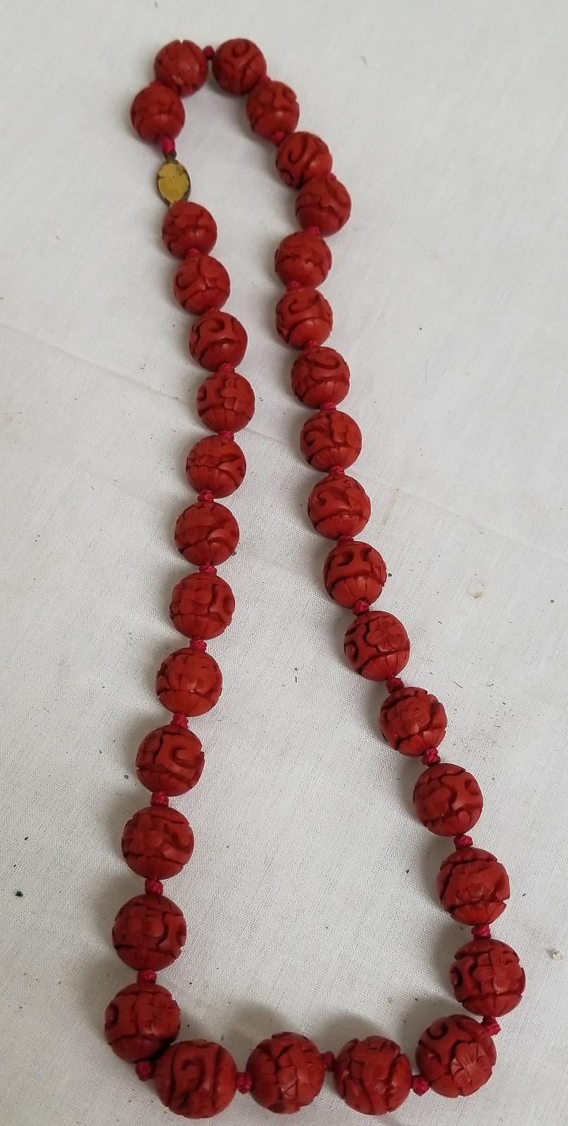 cinnabar beads