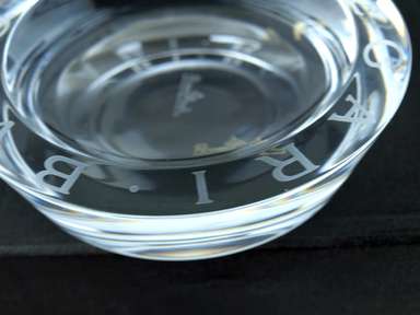 その他 BVLGARI Rosenthal Crystal Ashtray BVLGARI ASHTRAY BY ROSENTHAL- MINT CONDITION WITH BOX | eBay