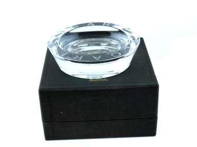 Bvlgari Crystal Ashtray by Rosenthal measures 4.75 inches in