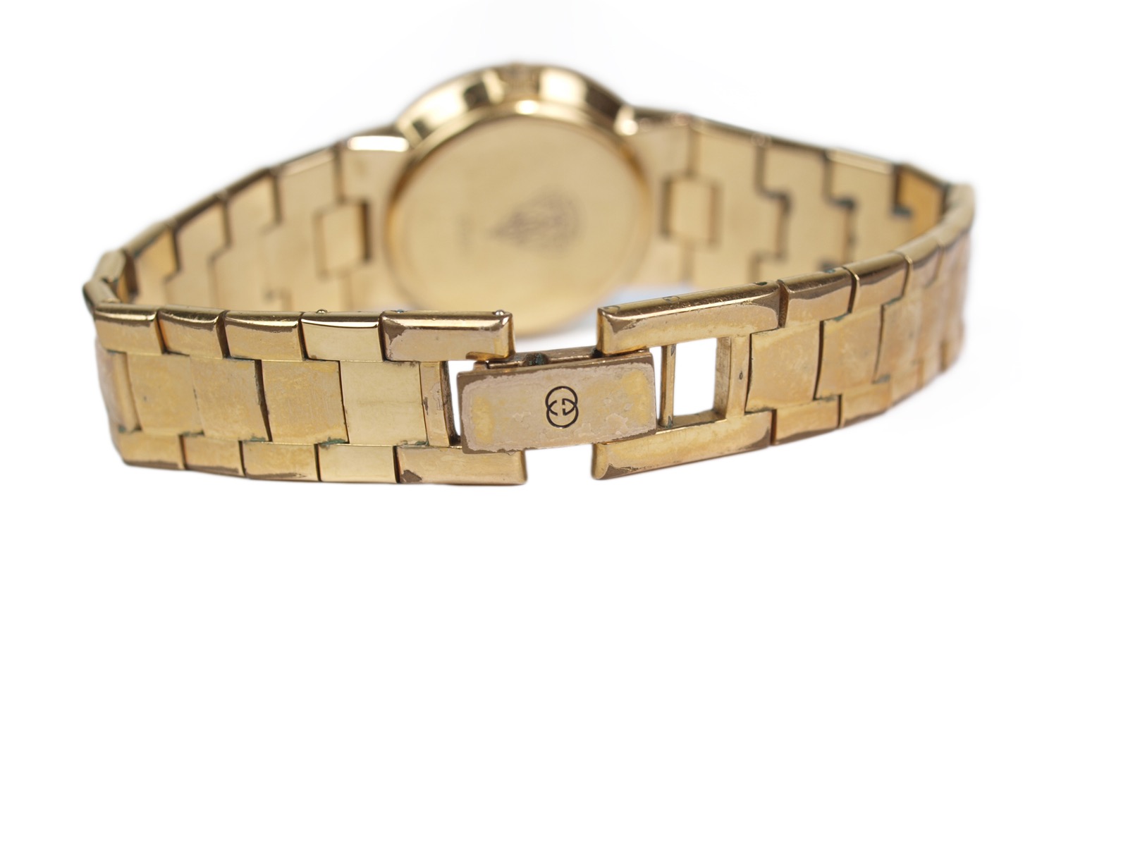 GUCCI 3300L Gold Pleated Band Quartz Ladies Watch GW17808L | eBay