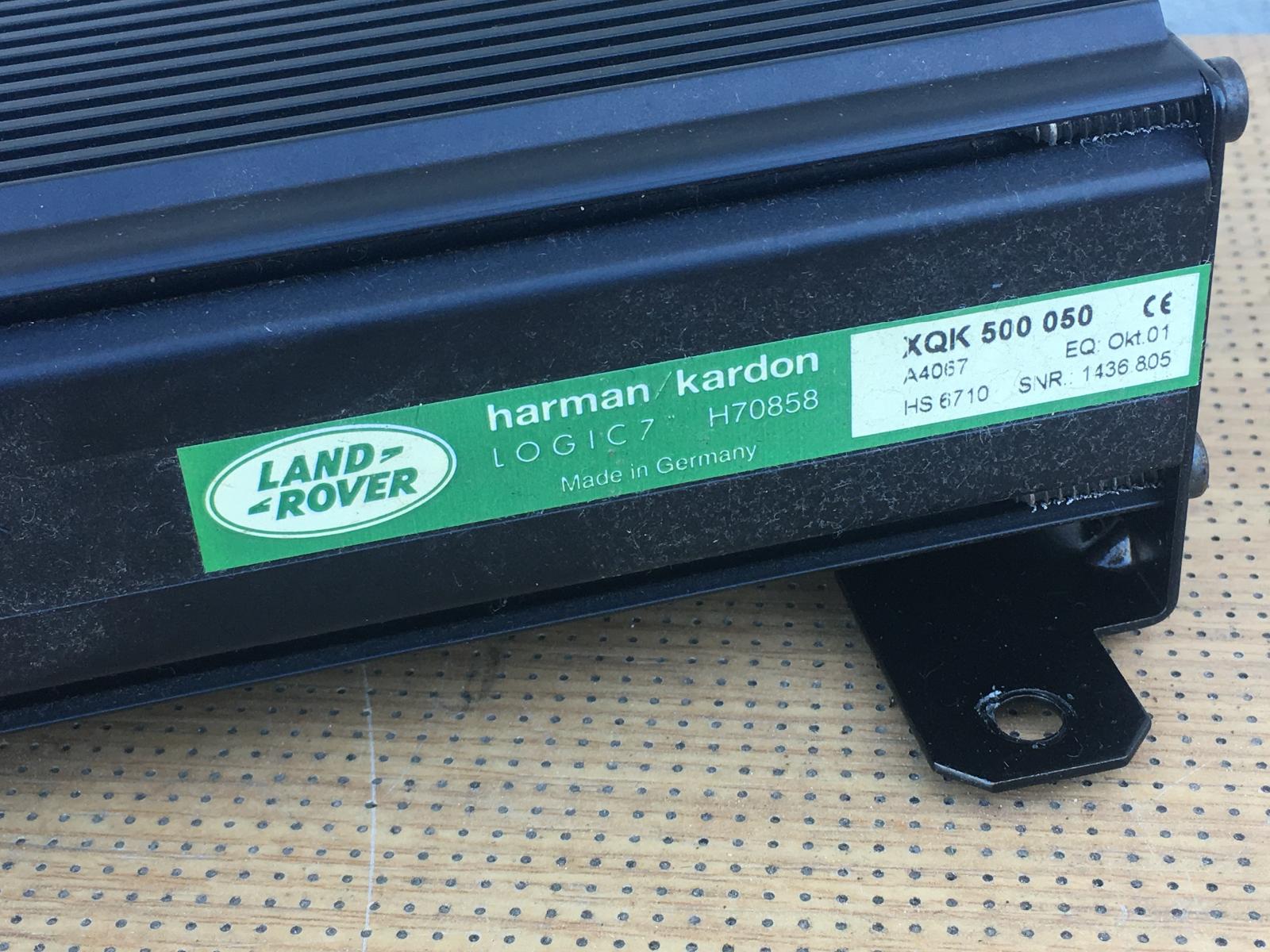 Range Rover L322 Genuine Amplifier Harman Kardon Logic 7