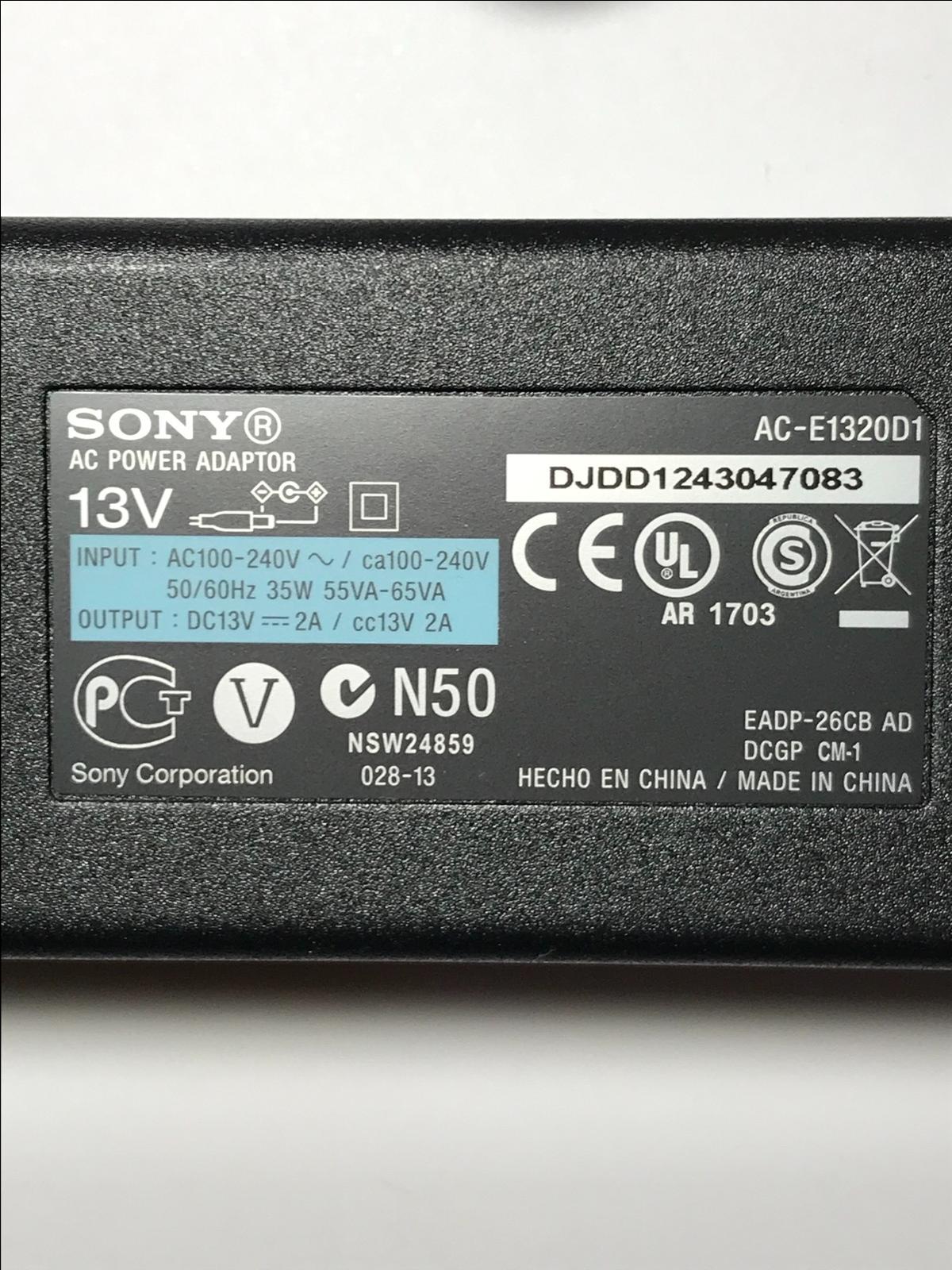 Replacement 13V Switching Adapter Power Supply for Sony SRS