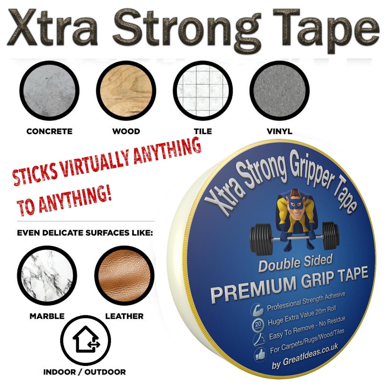 Extra Strong Tape Double Sided Carpet Rug Adhesive Craft Gripper Mesh Sticky UK eBay