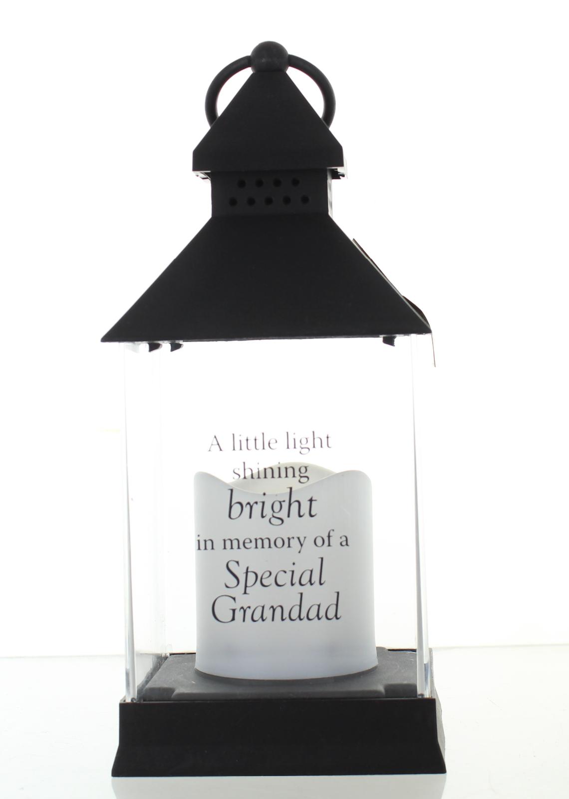 Thoughts of You Graveside Memorial Lantern Mum/Dad/Nan/Grandad Battery
