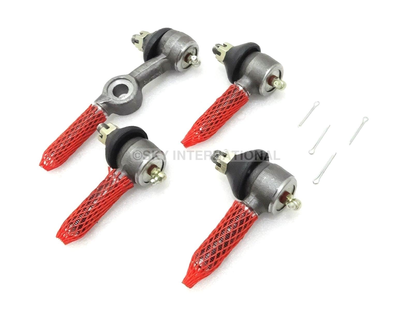 Steering Tie Rod End Kit Set Rhd Of 4 For Willys Cj2A Cj3B Mahindra