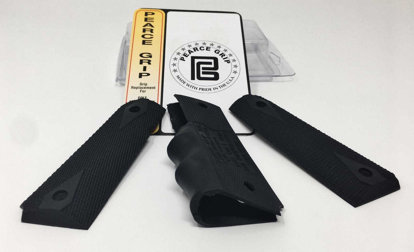 Pearce Grip Pgm 1911 Black Rubber Modular Pistol Grip System For 1911 Full Size Ebay 0087