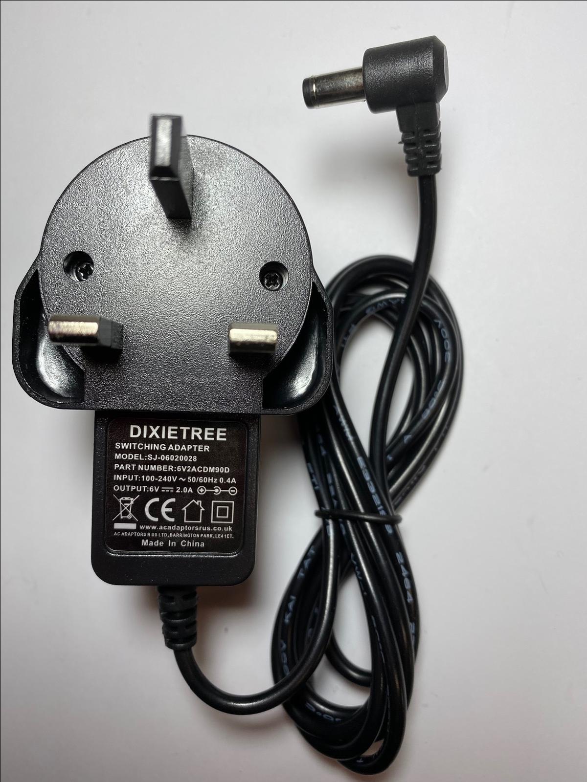 DC6V 6V AC-DC Adaptor Power Supply Charger for Tommee Tippee 1082 Parent  Unit
