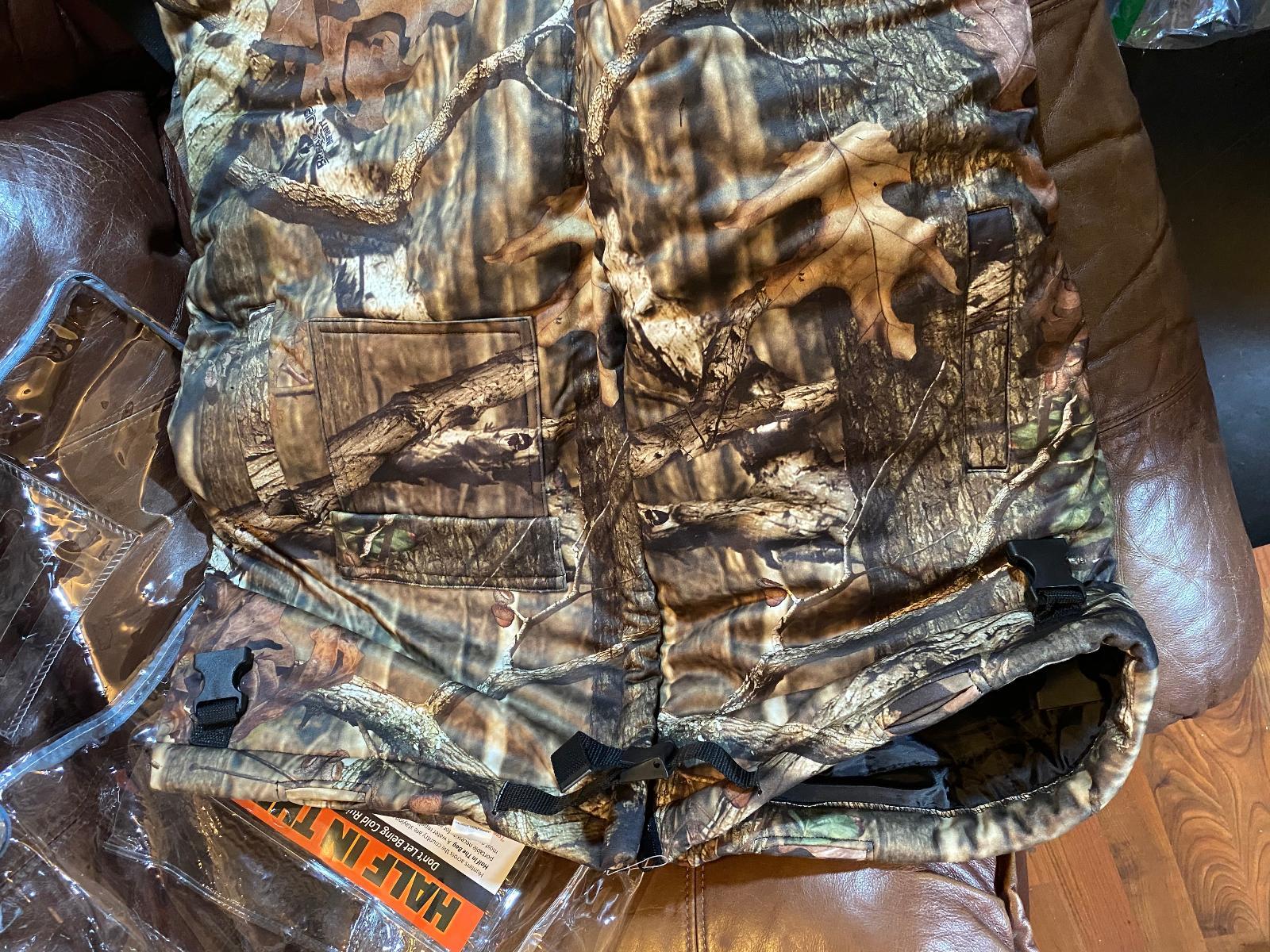 HALF IN THE BAG Mossy Oak Inf. Insulated Hunting Body Suit w/ BigFoot ...