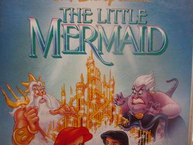 RARE Disney's The Little Mermaid 1990 VHS Original BANNED Phallus Art ...