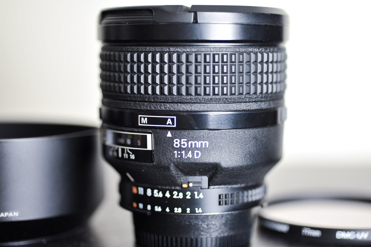 Nikon AF 85mm F/1.4D Prime Portrait FX Lens w/ UV Filter! 18208019335