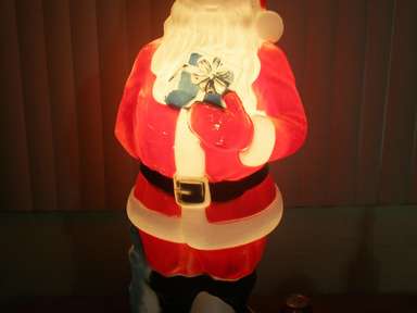 Vintage Empire Santa Claus St. Nick w/ Presents Lighted