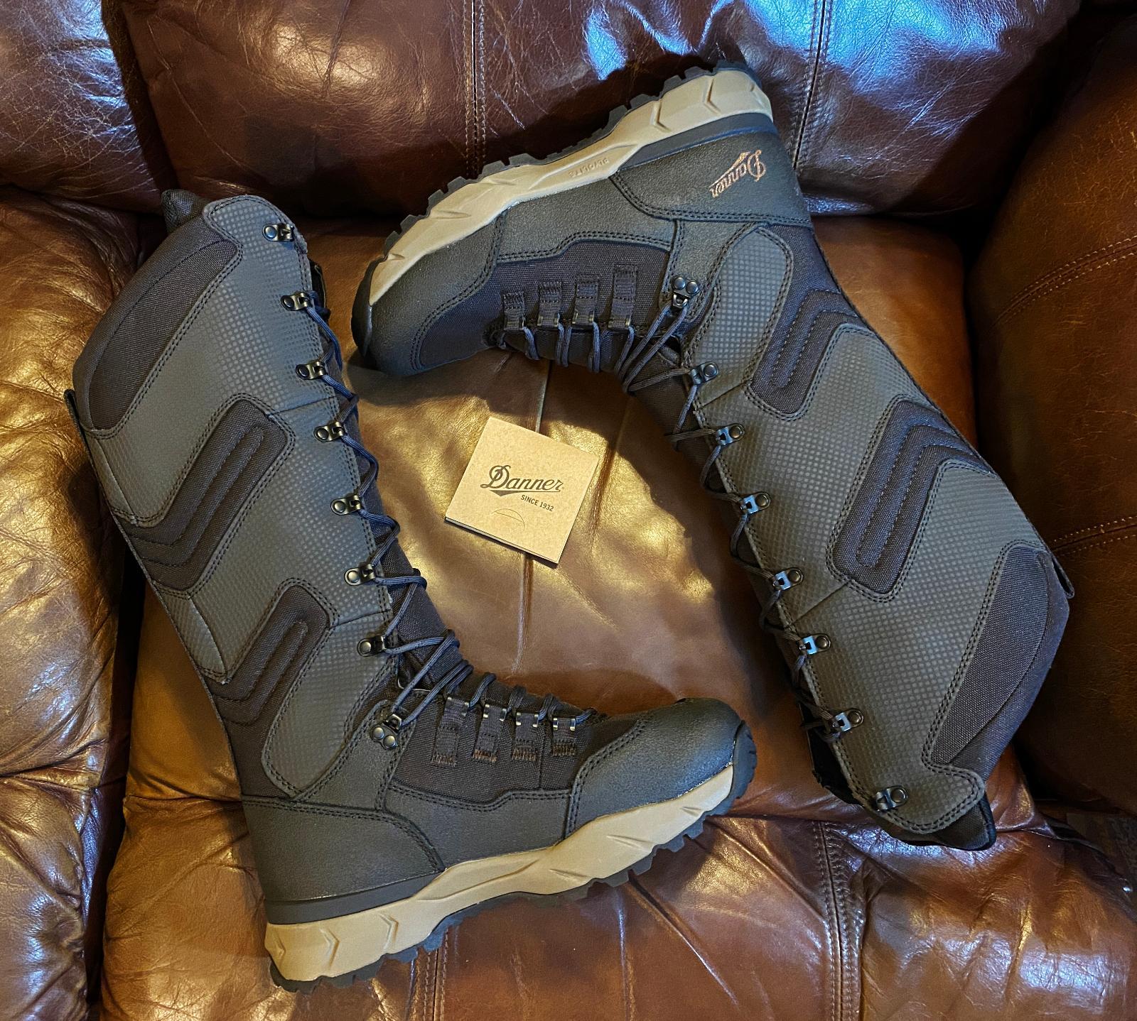 Danner® 41530 Men's Hot Weather 17" VITAL SNAKE BOOT, Brown 8.5 D