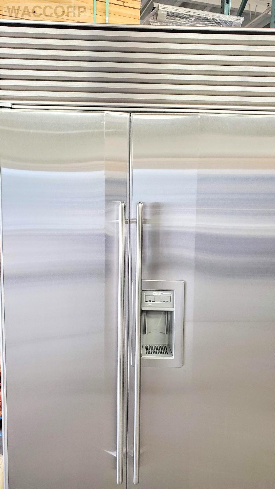 SUBZERO 48" MODEL 690/S ICE/WATER STAINLESS BUILTIN REFURBISHED