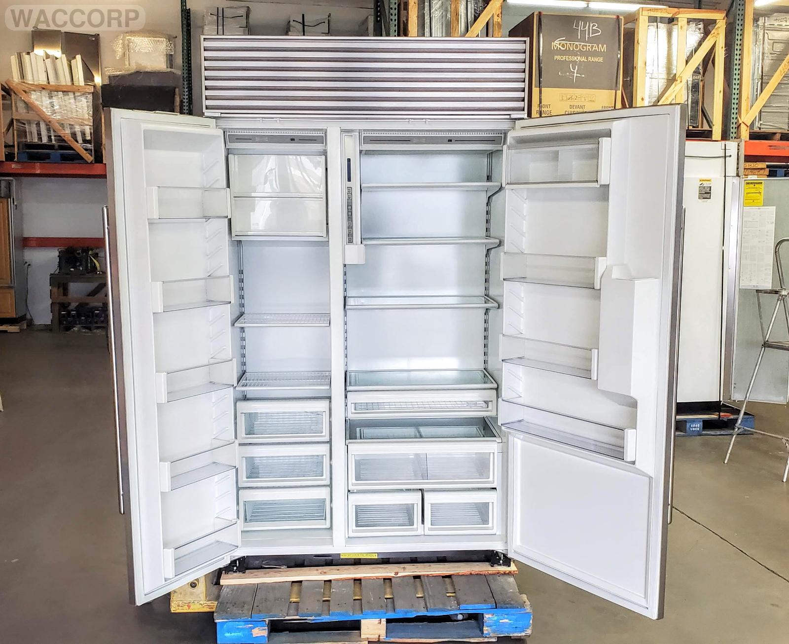 SUBZERO 48" MODEL 690/S ICE/WATER STAINLESS BUILTIN REFURBISHED