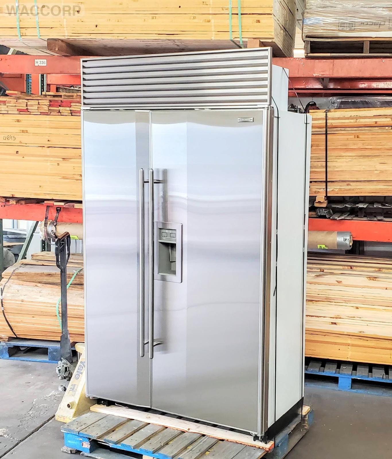 SUBZERO 48" MODEL 690/S ICE/WATER STAINLESS BUILTIN REFURBISHED