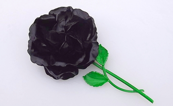 Flower Logo Brooch(Black) – Bad Binch TONGTONG
