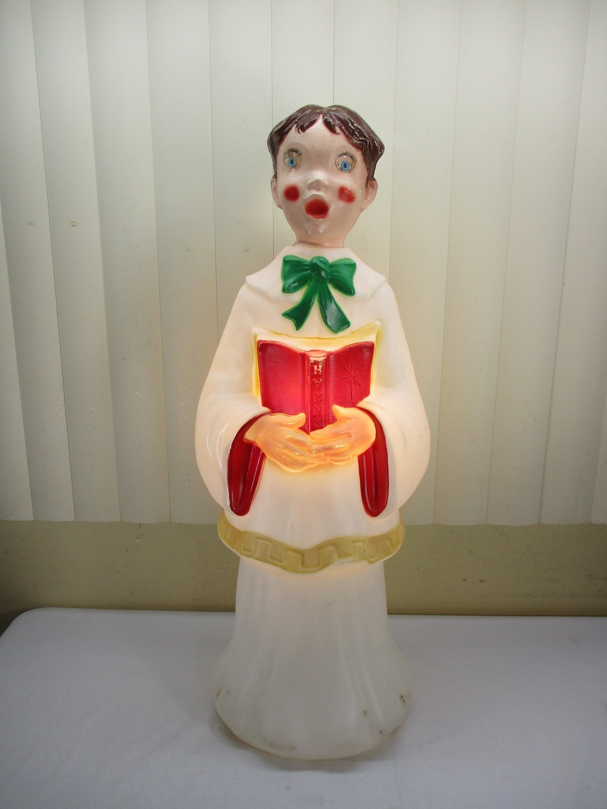 Vintage Choir Boy Caroler Lighted Christmas Blow Mold 31" EMPIRE eBay