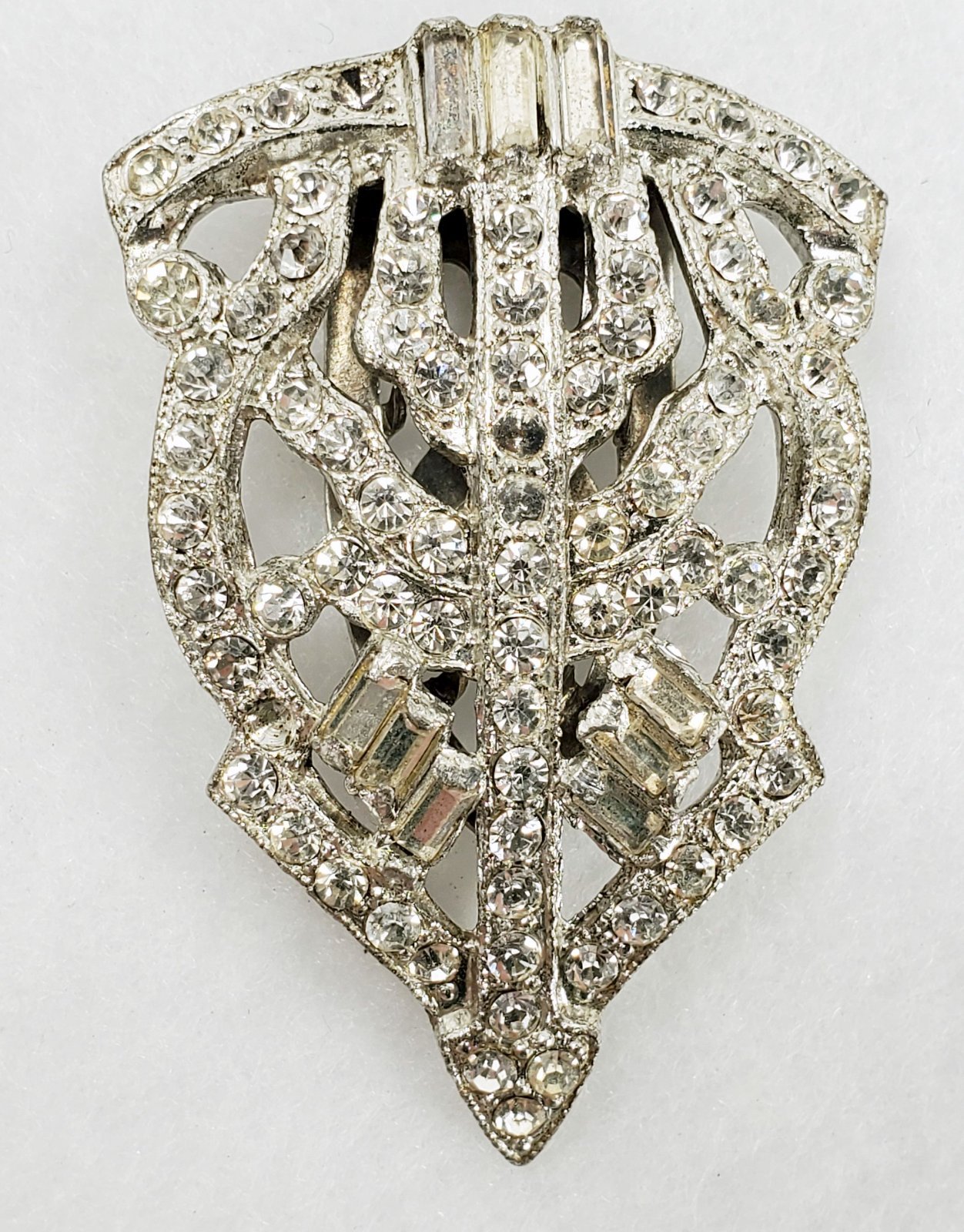 5 Vintage Rhinestone Shoe Clips | eBay