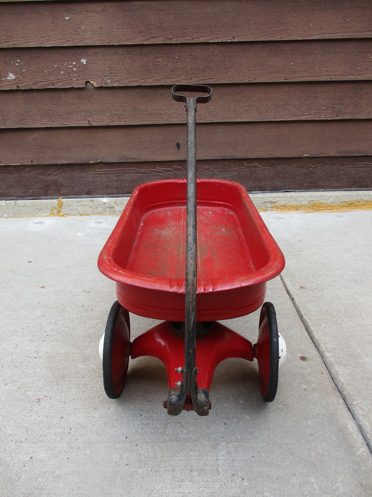 Vintage Murray Childs Pull Wagon W Racing Handle And Original Hub Caps