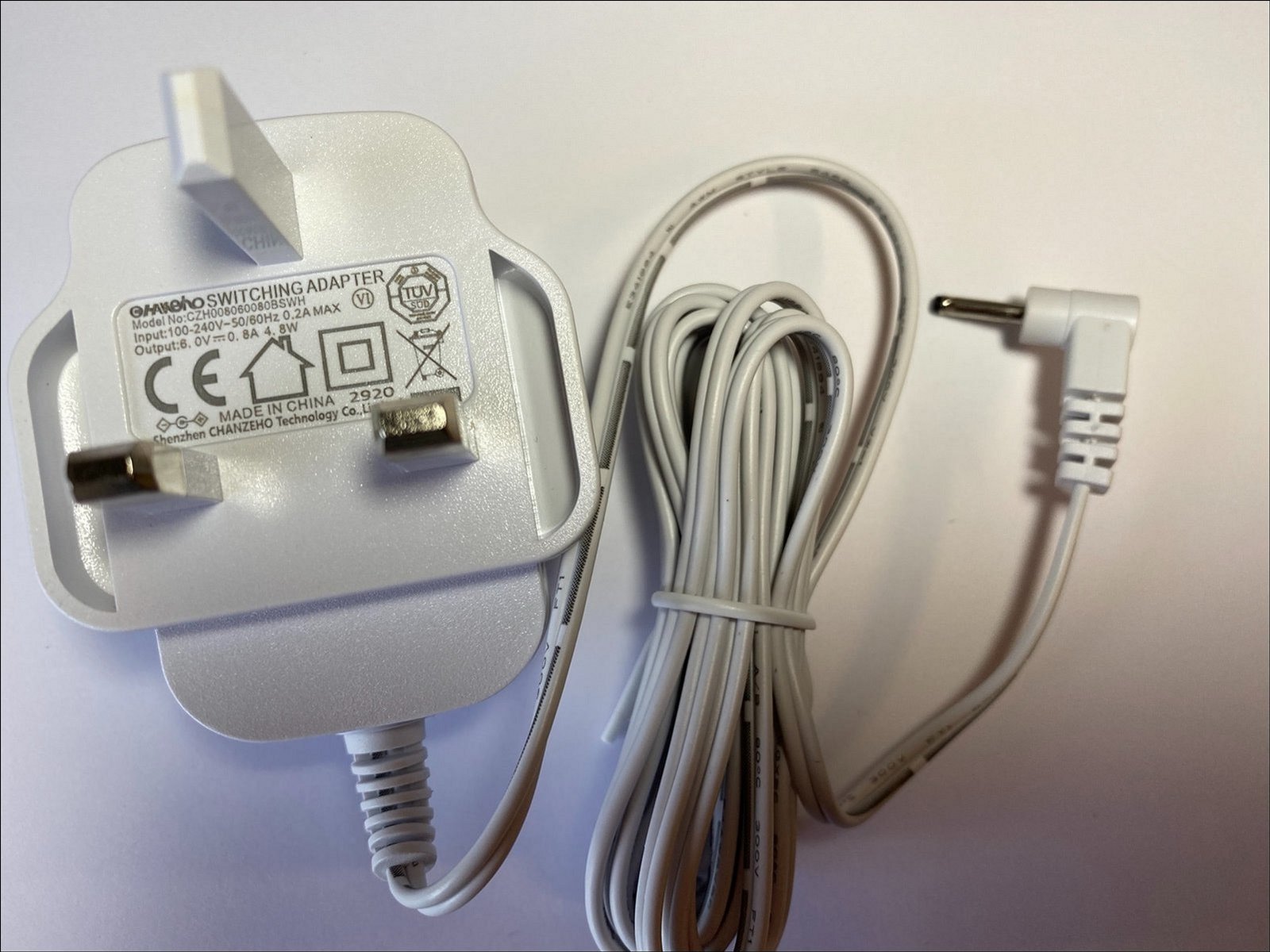 thumbnail image 2 of Wall Charger Adapter Cord For Motorola MBP853 & MBP854 Baby Monitors 2 of 4