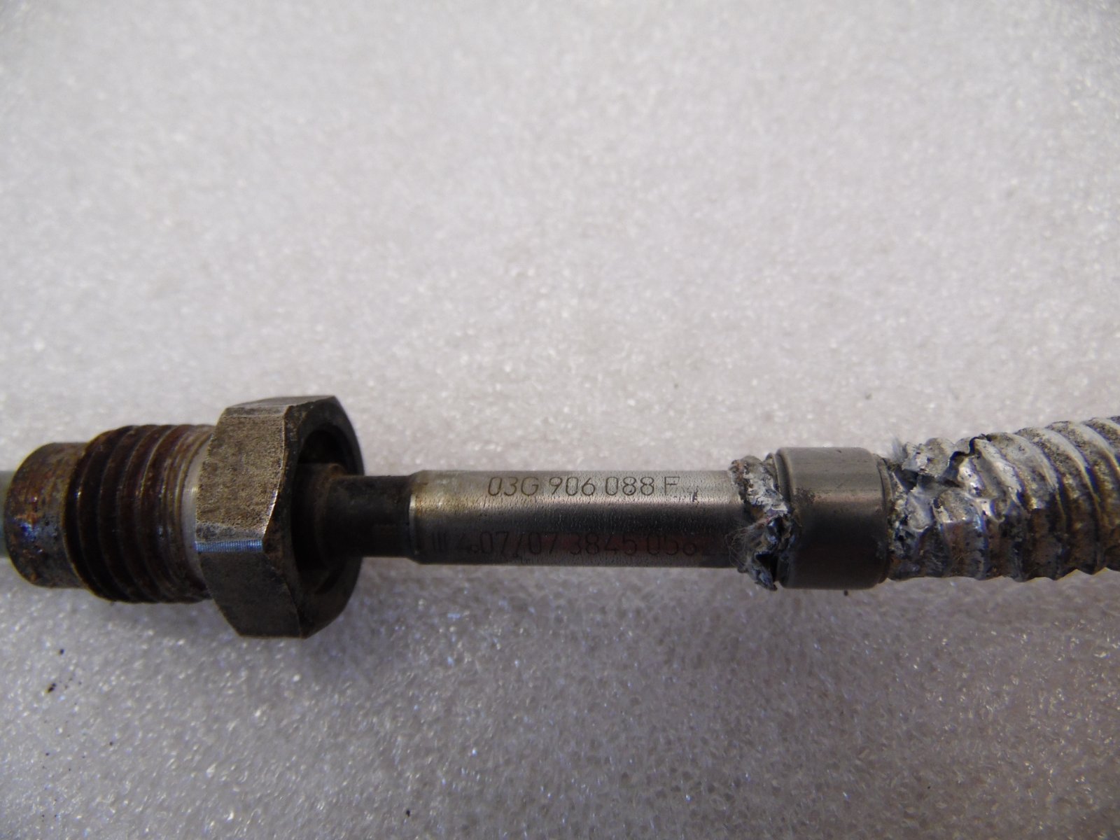 VW TOURAN 1T 2.0 TDi Exhaust Gas Temperature Sensor Temperature Exhaust