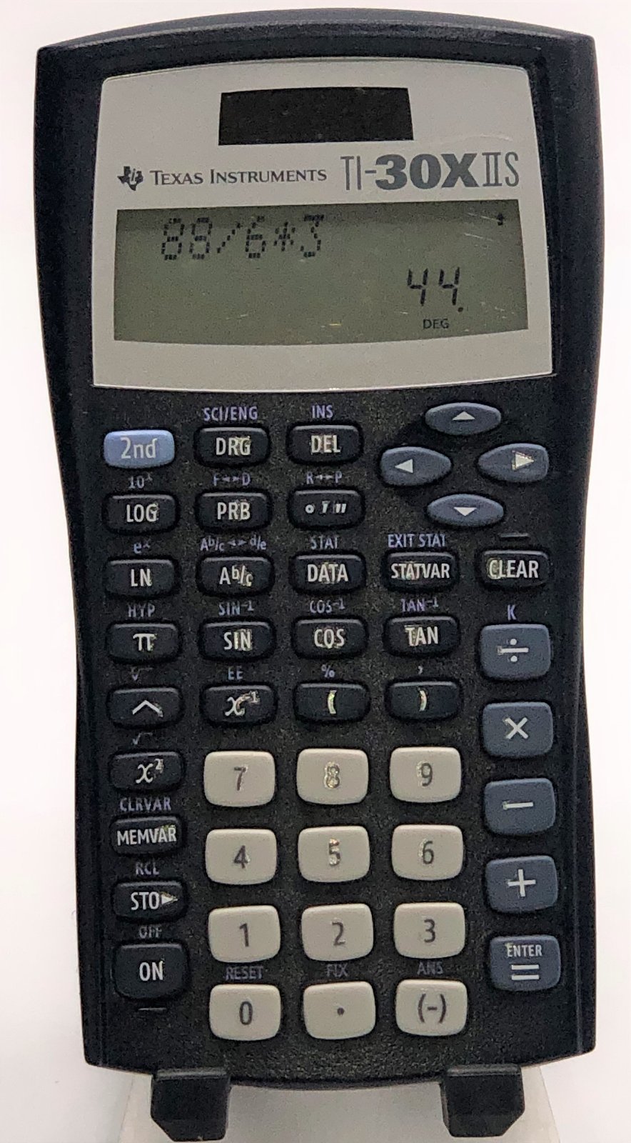 Texas Instruments Calculator | TI-30X IIS Blue | Battery & Solar! Pro ...