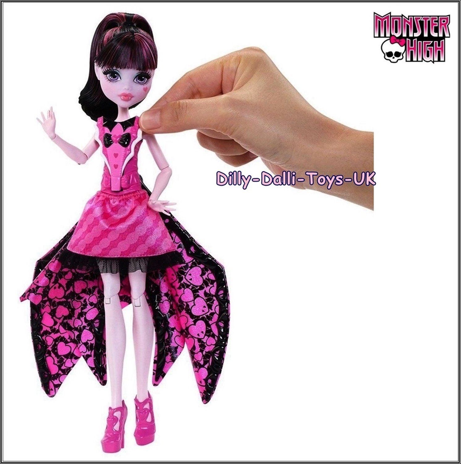 monster high draculaura with wings