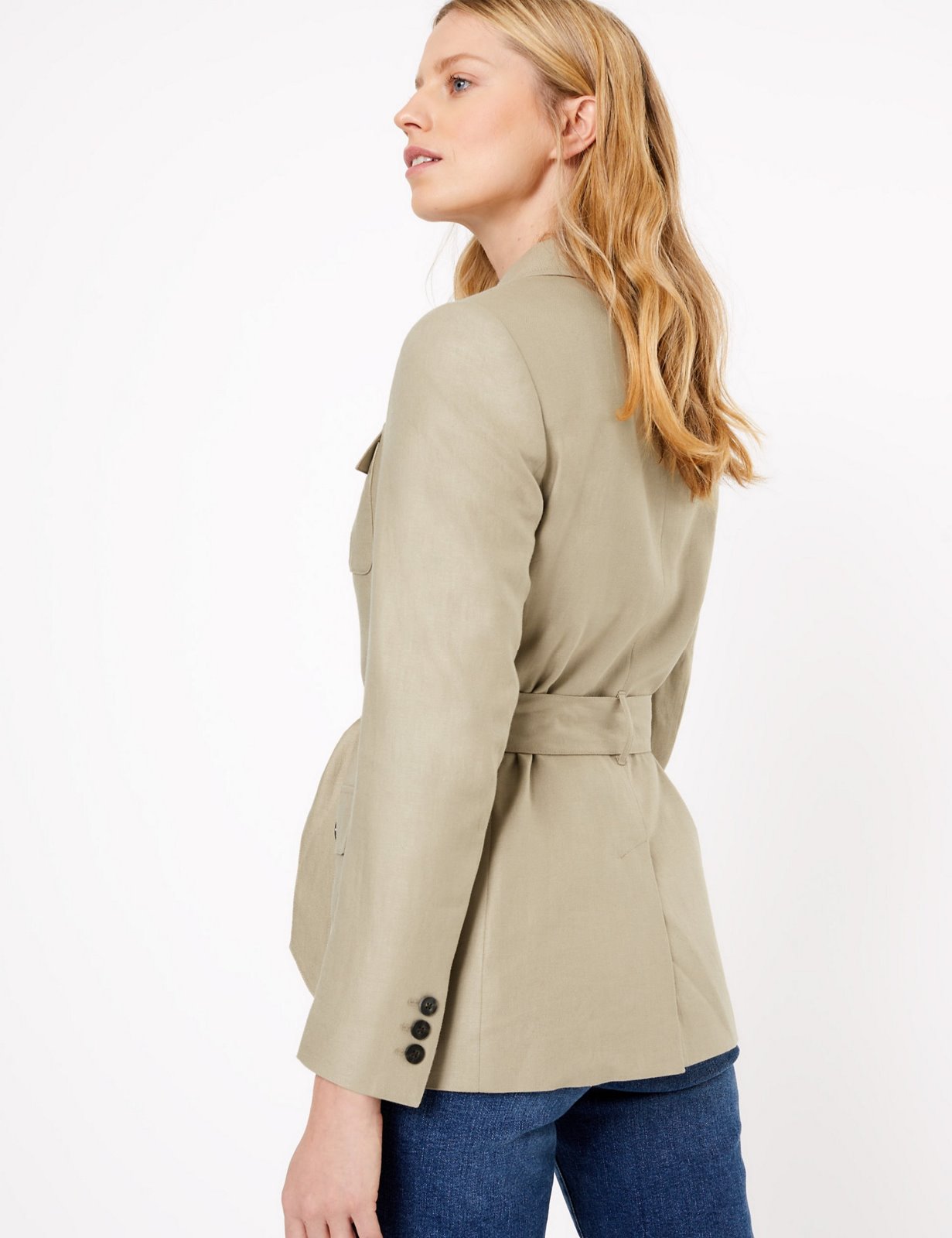 marks and spencer linen top