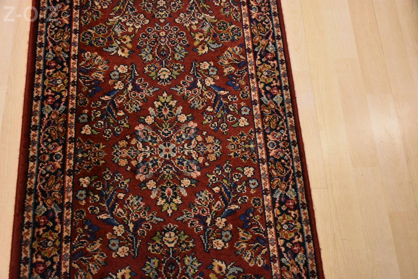 Karastan Rug Original Collection 700/785 Red Sarouk 2.6x8.6 Runner Nice