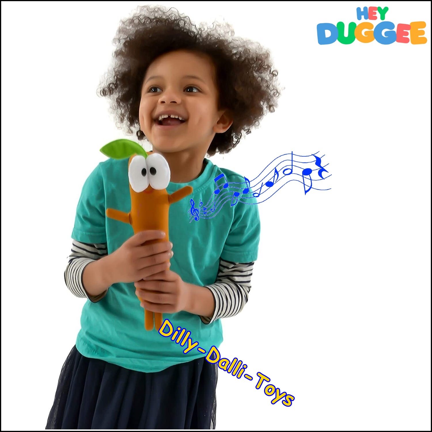 hey duggee 2011 singing sticky stick soft toy