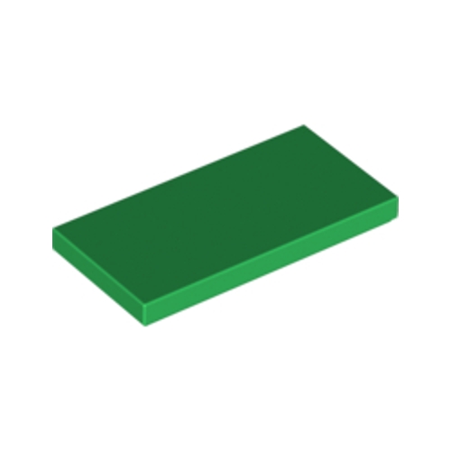 Lego Bricks 10x Dark Green 2x4 Tile Flat Thin Studless Plate