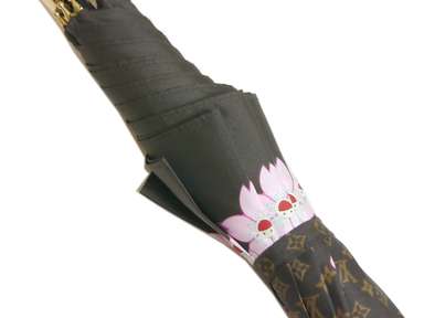 Authentic LOUIS VUITTON Umbrella cherry blossoms Canvas