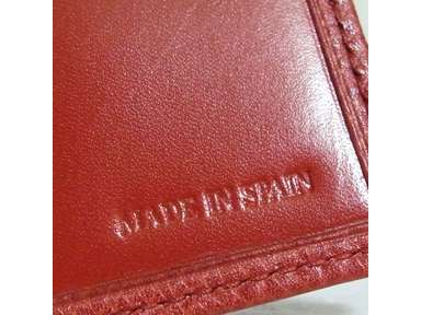 Authentic Loewe 1846 Red Leather Key Case 4 Hooks Good Authentic Loewe 1846 Red Leather Key Case 4 Hooks Good