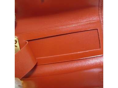 Authentic Loewe 1846 Red Leather Key Case 4 Hooks Good