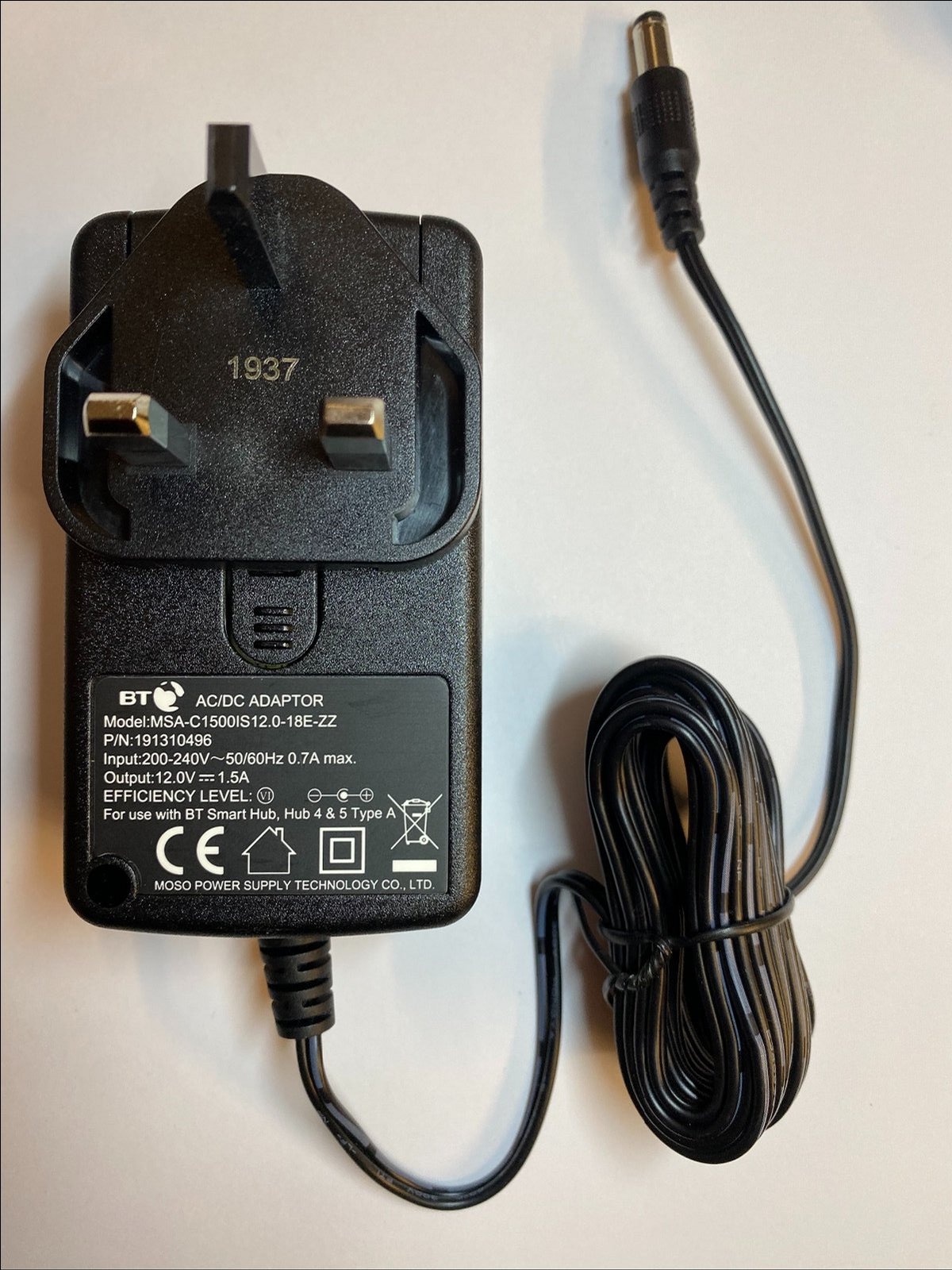 Replacement 12V  Power Supply Adaptor ET-1201500B for Sandstrom DAB  Radio