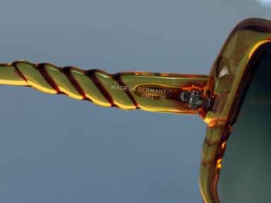 CHRISTIAN DIOR 206430 Brown Sunglasses Vintage 80's Stylish