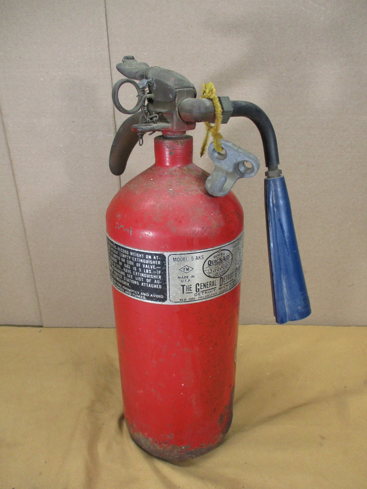 Vintage General Quick Aid Fire Guard Sno Fog Fire